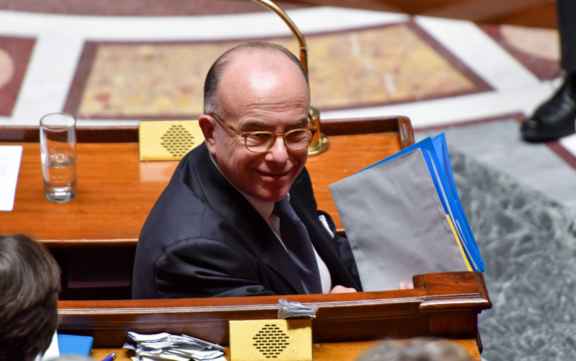 Bernard Cazeneuve au travail, Macron, Darmon 19/01/2017