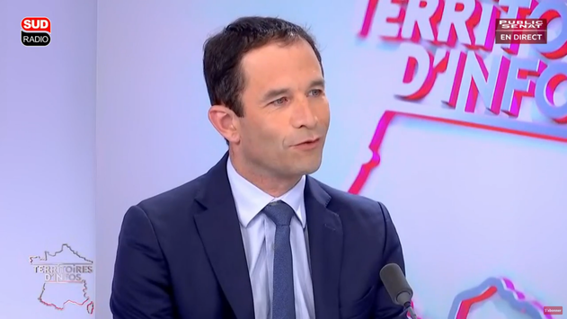 Benoît Hamon, candidat PS à l'élection présidentielle de 2017