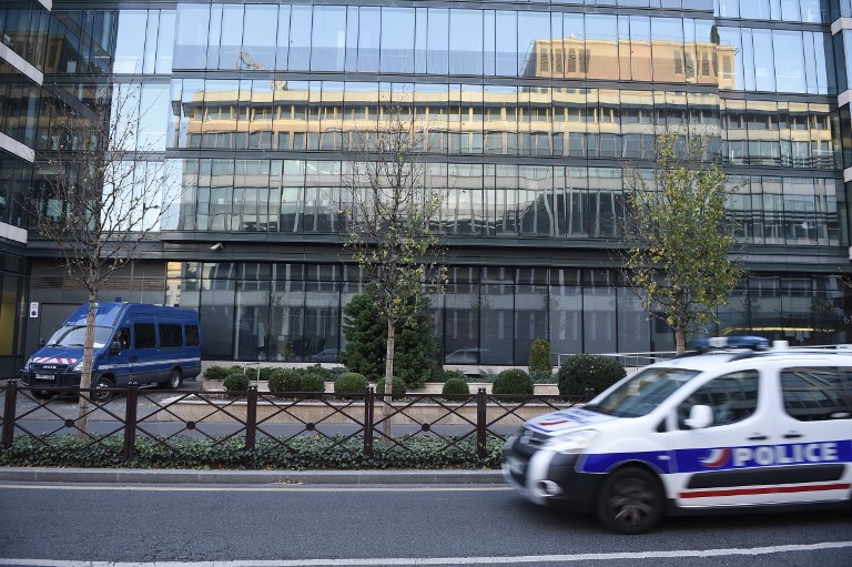 Police, locaux de la section antiterroriste