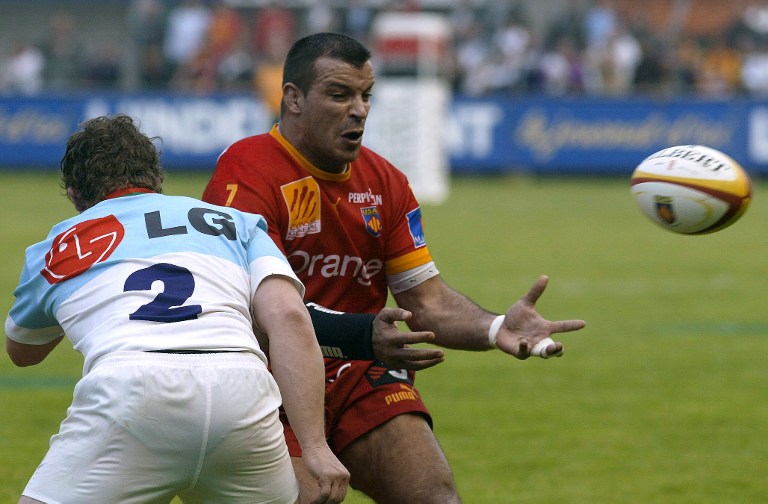 L'ancien troisième-ligne de l'USAP entraîne actuellement Colomiers en PRO D2 (Raymond Roig / AFP).