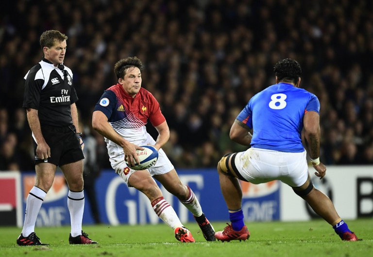 L'ouvreur toulonnais n'a plus joué avec les Bleus depuis le test-match contre les Samoa en novembre (Miguel Medina / AFP).