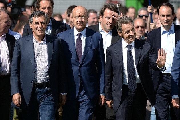 François Fillon, Alain Juppé et Nicolas Sarkozy (©Jean-Sébastien Evrard)