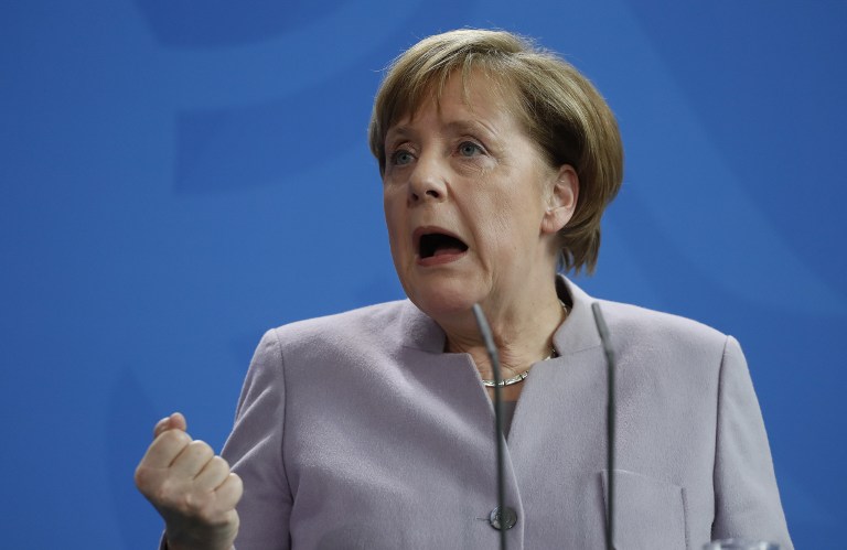 Angela Merkel, la chancelière allemande ©ODD ANDERSEN - AFP