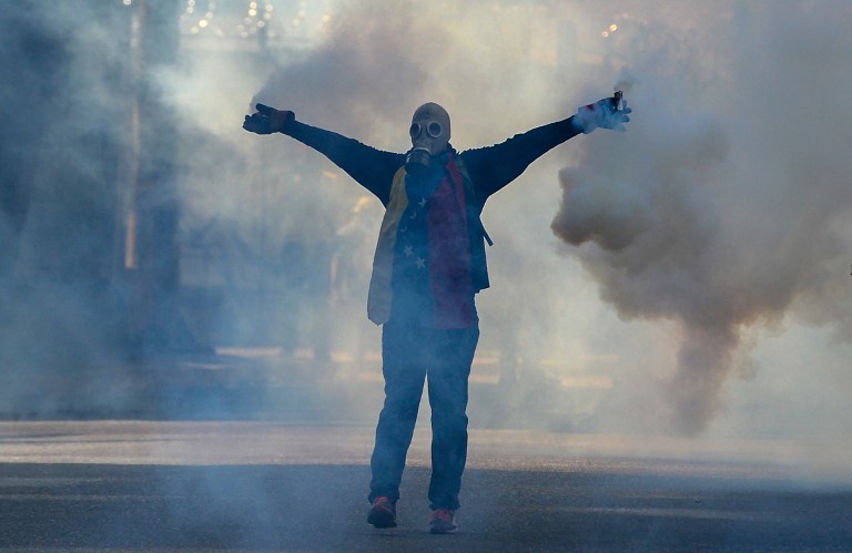 Opposant vénézuélien au président Maduro (©Federico Parra - AFP)