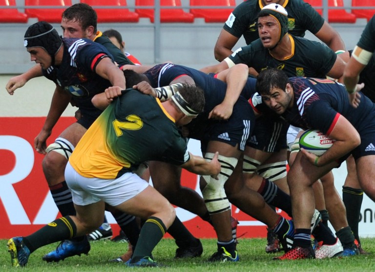 Les Bleuets avaient fait match nul, 23-23, lors de la phase de poule (Vano Shlamov / AFP).