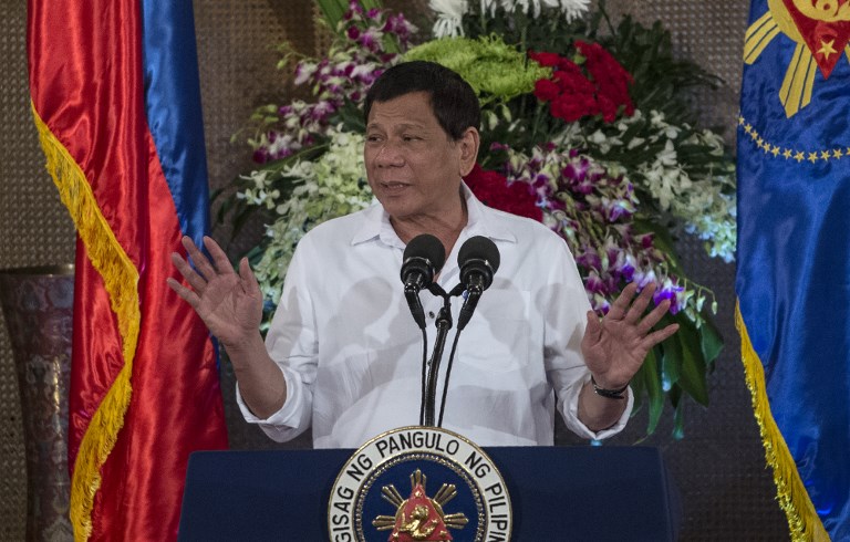 Rodrigo Duterte, président des Philippines (©NOEL CELIS - AFP)