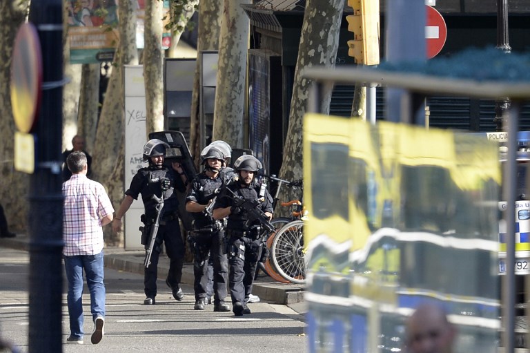 L'attentat de Barcelone, jeudi 17 août, a fait 15 morts et plusieurs dizaines de blessés ©JOSEP LAGO - AFP