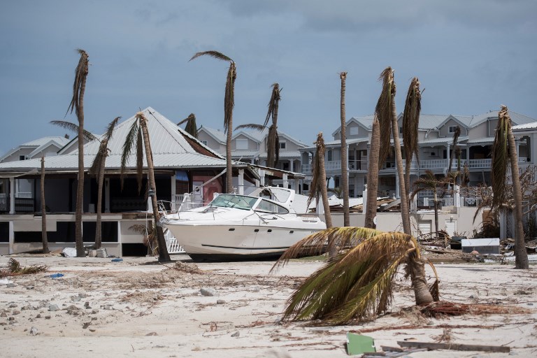 Saint-Martin, après l'ouragan Irma (©MARTIN BUREAU - AFP)