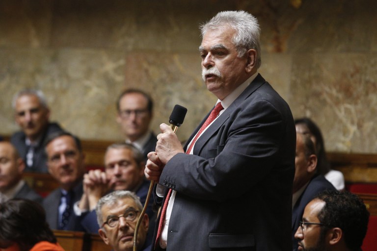 Le député (PCF) André Chassaigne (©GEOFFROY VAN DER HASSELT - AFP)