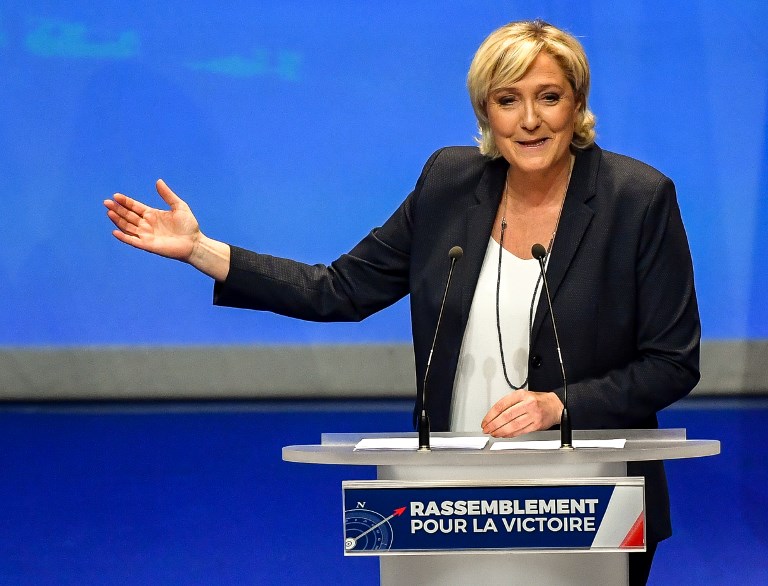 Marine Le Pen, présidente du Front national (©PHILIPPE HUGUEN - AFP)
