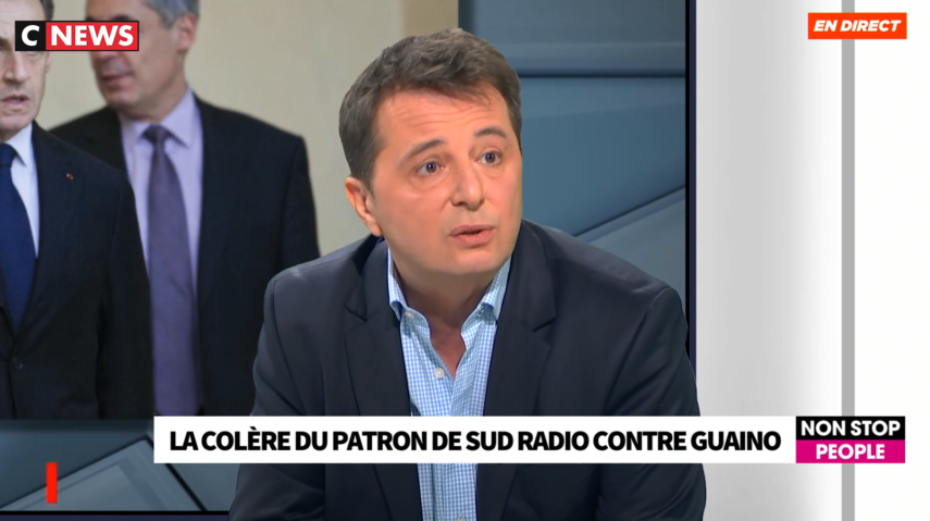 Didier Maïsto sur le plateau de CNews