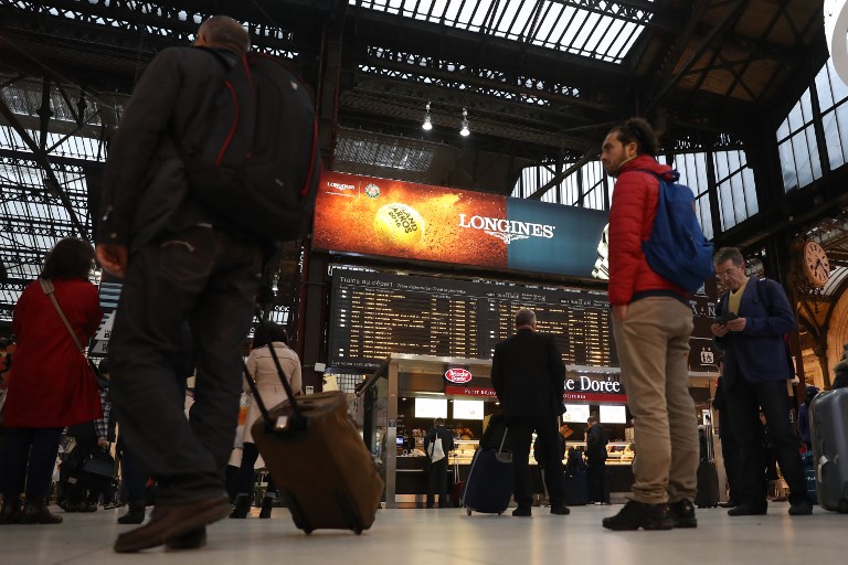 La grève à la SNCF perturbe les retours de vacances (©Kenzo Tribouillard - AFP)