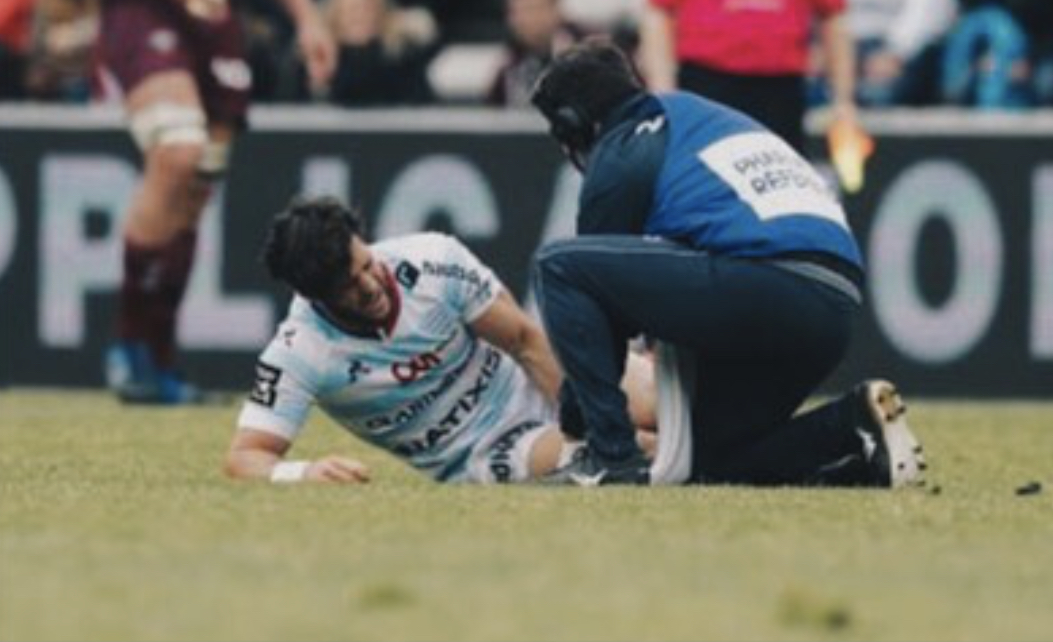 Maxime Machenaud souffre d'une rupture des ligaments croisés (DR)