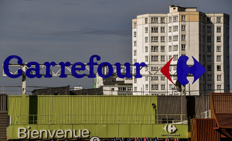 Magasin Carrefour à Calais (© PHILIPPE HUGUEN - AFP)