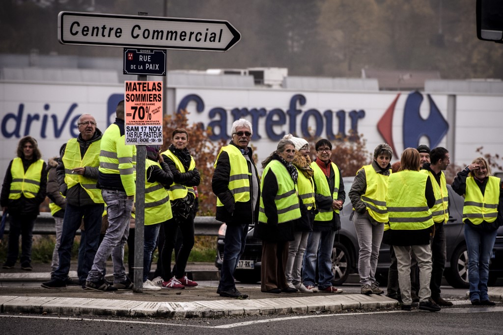 gilet jaune prix carrefour