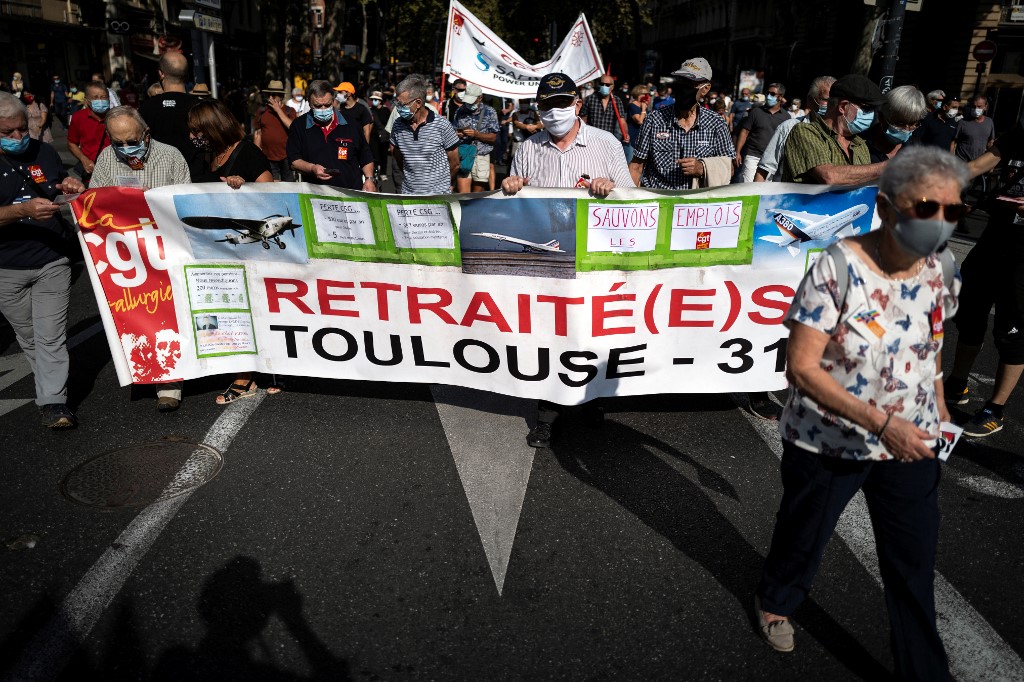 retraités manifestation pouvoir d'achat