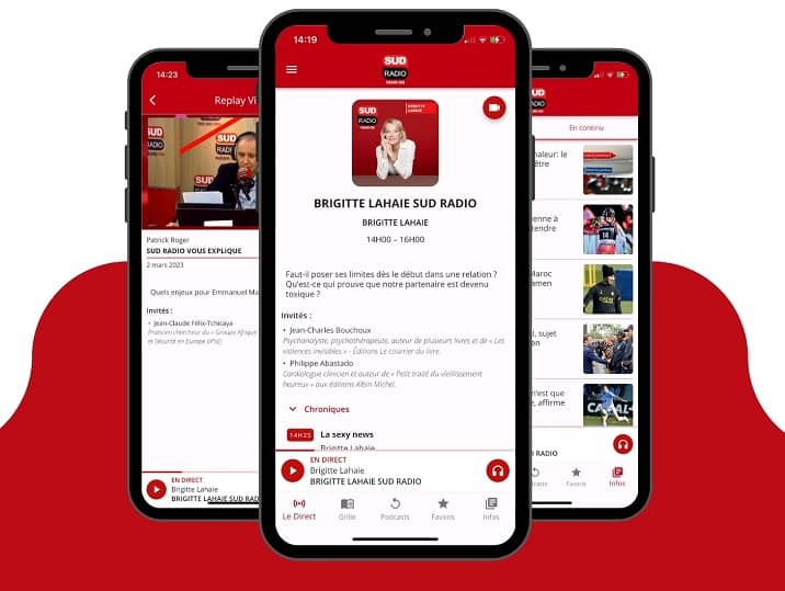 application radio française