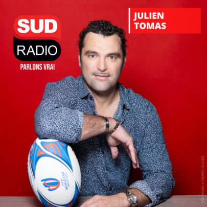 Julien Tomas sur Sud Radio, LA radio de la Coupe du Monde de Rugby