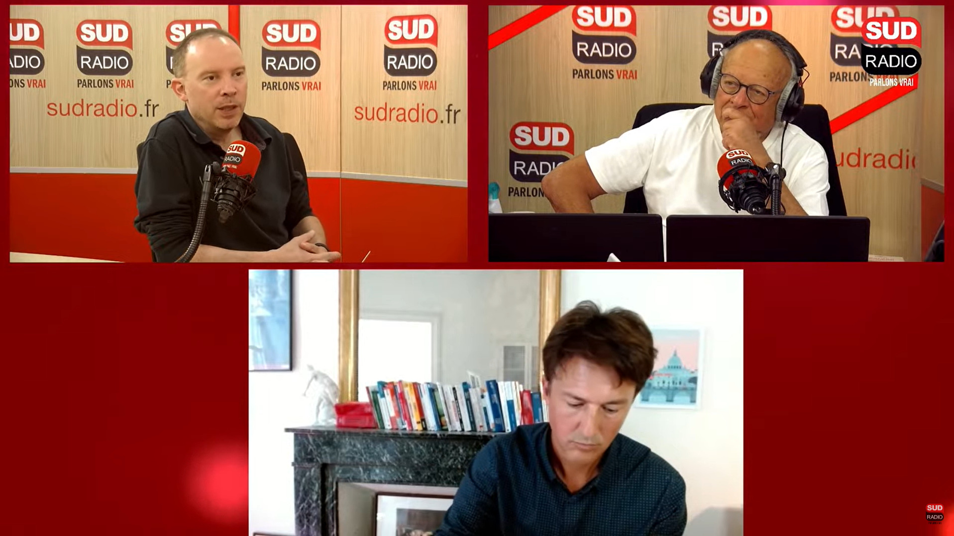 Fabrice Epelboin et Arnaud Dimeglio, invités d’André Bercoff dans Bercoff dans tous ses états” sur Sud Radio. DSA