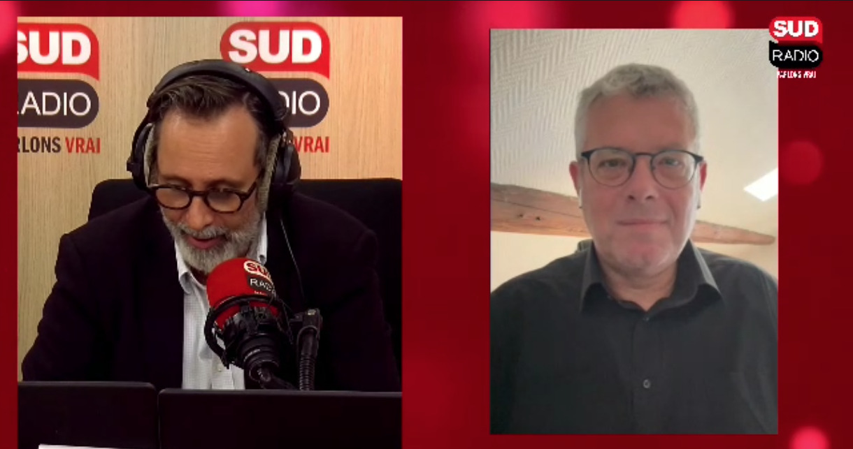 Antony Smith, inspecteur du travail et syndicaliste, invité d’Alexis Poulin, sur Sud Radio.
