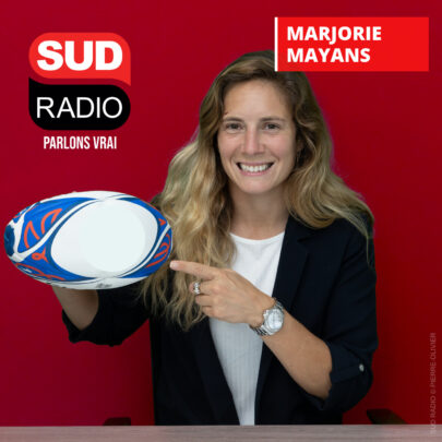 Marjorie Mayans sur Sud Radio, LA radio de la coupe du monde de rugby