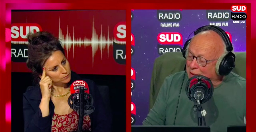 Barbara Stiegler, invitée d’André Bercoff dans "Bercoff dans tous ses états” sur Sud Radio.