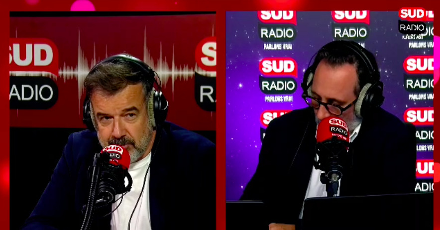 Régis Le Sommier, directeur de la rédaction d’Omerta, invité d’André Bercoff dans "Bercoff dans tous ses états” sur Sud Radio.