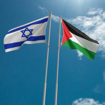 drapeaux israël palestine