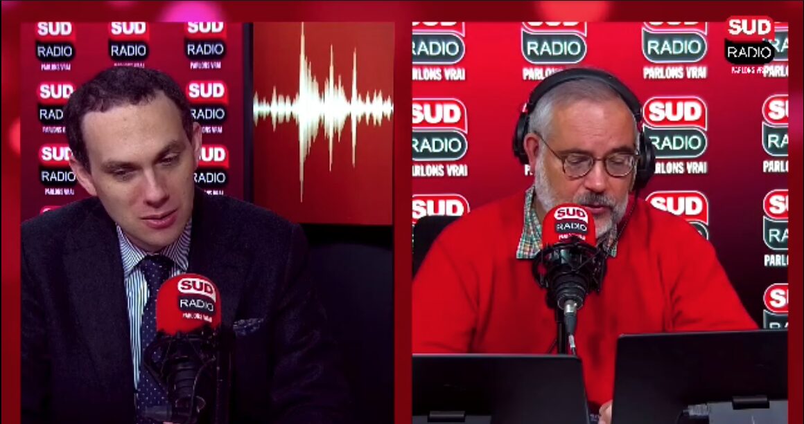 Jean-Baptiste Noé, invité géopolitique de Guillaume Bigot dans "Bercoff dans tous ses états” sur Sud Radio.