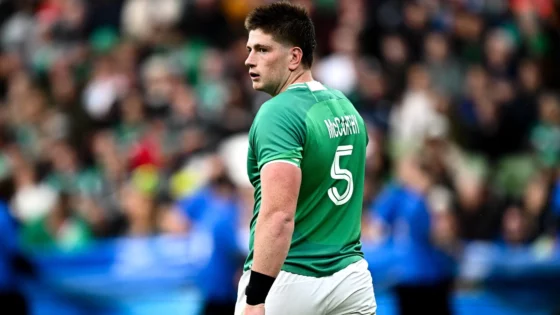 Le jeune Irlandais McCarty homme du match face aux Bleus