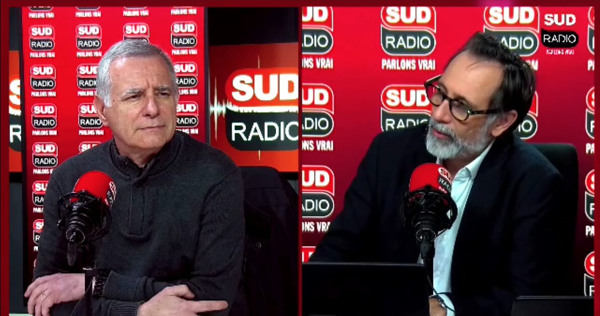 Christophe Prudhomme, médecin des urgences, invité d’Alexis Poulin dans "Poulin sans réserve” sur Sud Radio.