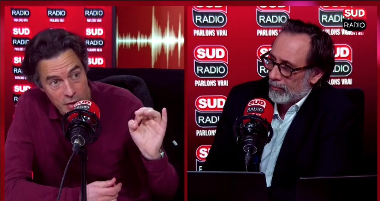 Philippe Herlin, invité d’Alexis Poulin dans "Poulin sans réserve” sur Sud Radio.