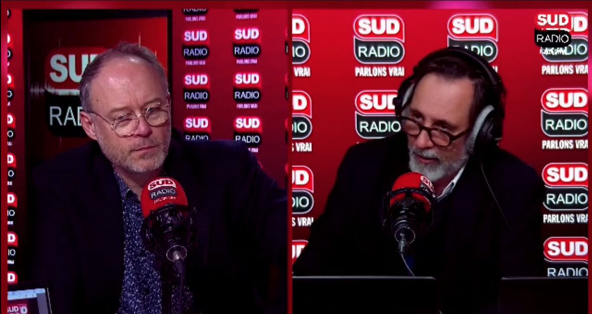 Denis Gravouil, invité d’Alexis Poulin dans "Poulin sans réserve” sur Sud Radio.