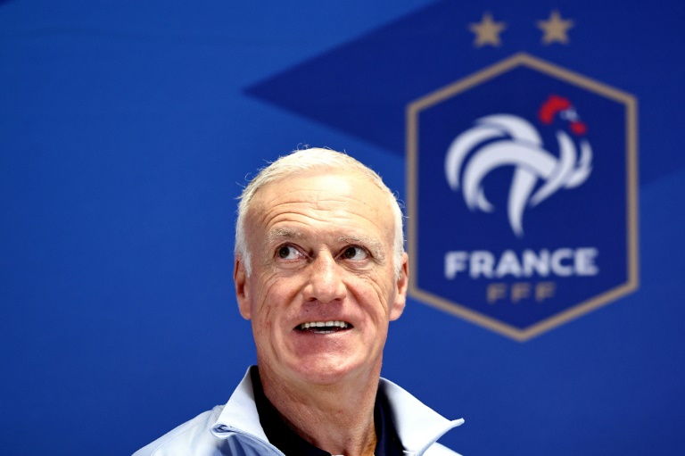 Le sélectionneur de l'équipe de France Didier Deschamps à Marseille, le 25 mars 2024, veille du match amical contre le Chili