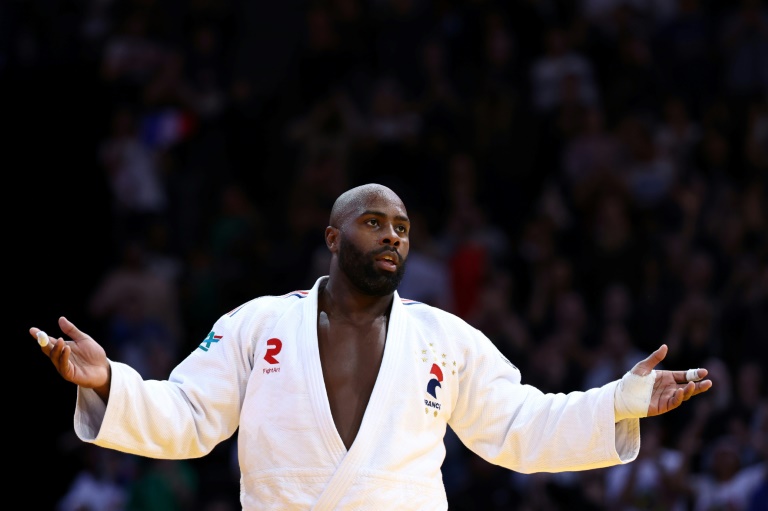 L'incontournable champion Teddy Riner au Grand Slam de judo le 4 février 2024
