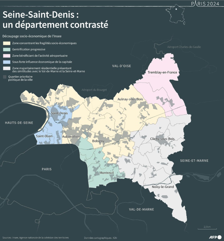Jeux-2024 : la Seine-Saint-Denis, un département contrasté
