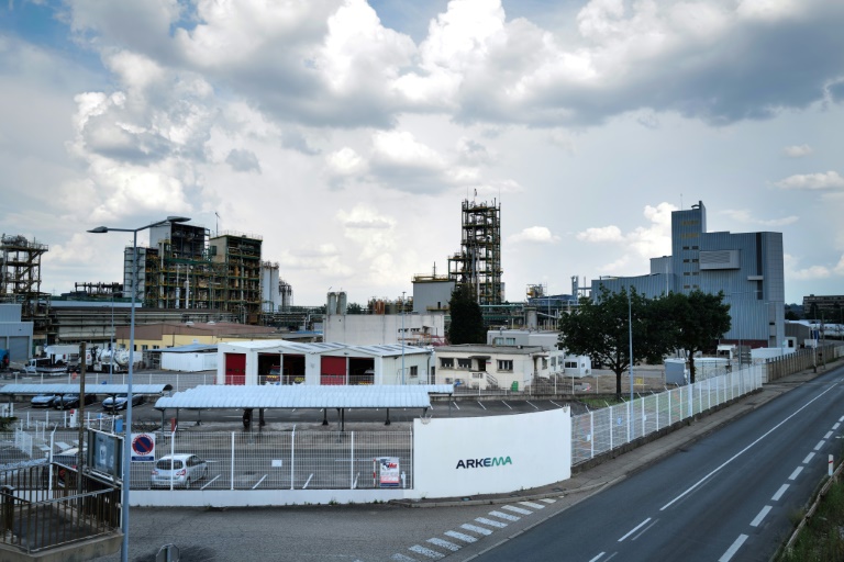 L'usine du groupe chimique Arkema à Pierre-Bénite, près de Lyon, le 3 juin 2023