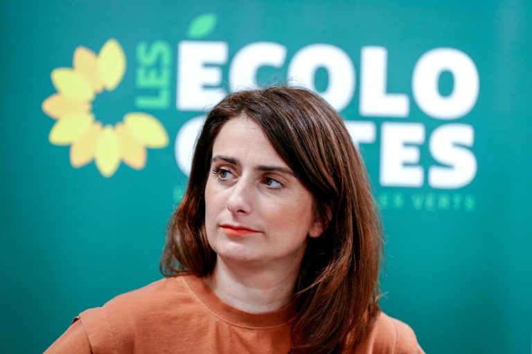 Marine Tondelier, patronne des écologistes, le 15 février 2024 à Paris