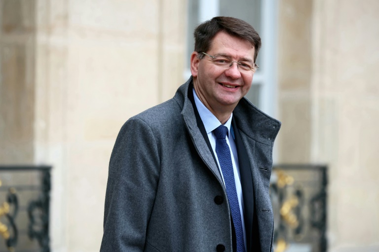 Le ministre délégué aux Transports Patrice Vergriete à l'Elysée, le 21 février 2024