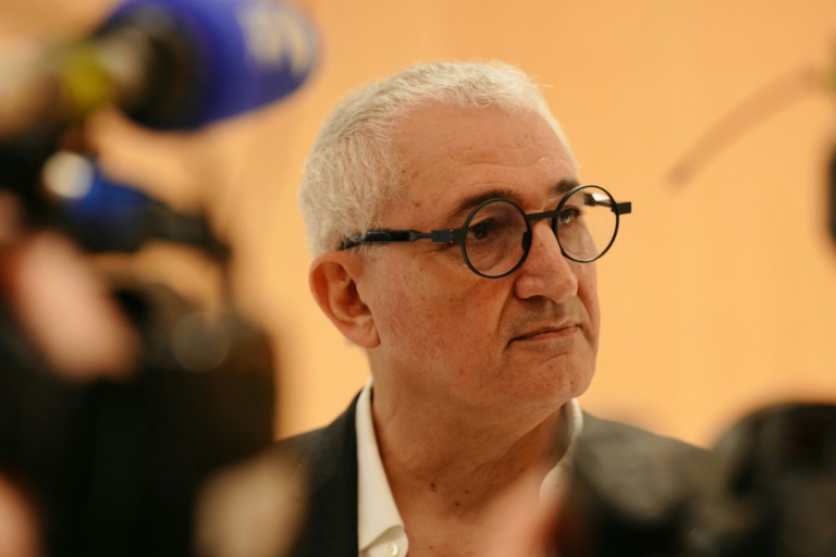 L'avocat des plaignants, Gérard Chemla, au procès de la SNCF au tribunal judiciaire de Paris aux Batignolles, le 4 mars 2024