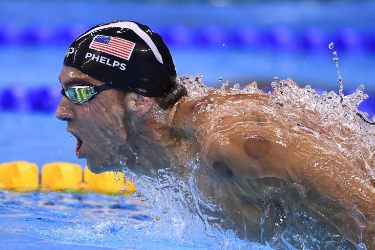 L'Américain Michael Phelps aux 200 m papillon le 9 août 2016 aux Jeux olympiques de Rio de Janeiro