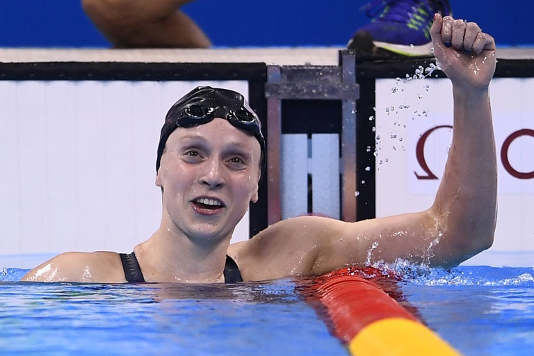 Katie Ledecky au 800 m nage libre aux JO de Rio le 12 août 2016