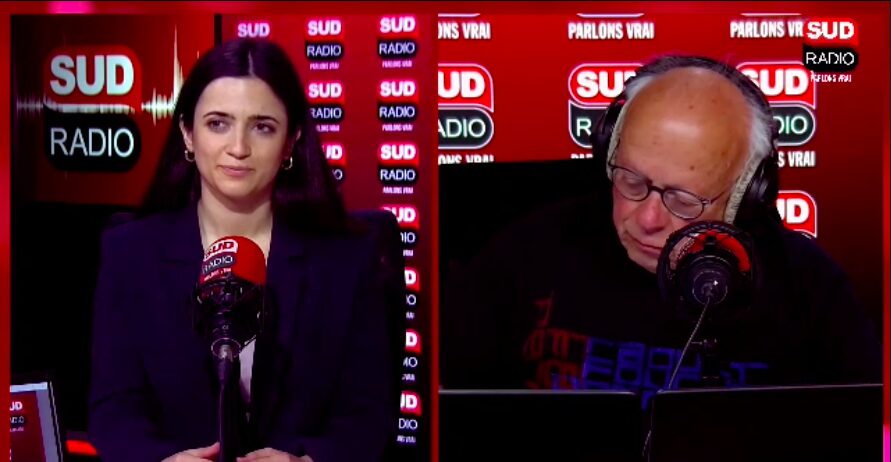 Pauline Condomines, invitée d’André Bercoff dans "Bercoff dans tous ses états” sur Sud Radio.