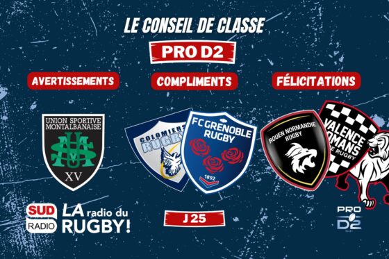 pro d2, conseil de classe, montauban, colomiers, grenoble, valence romans, rouen,