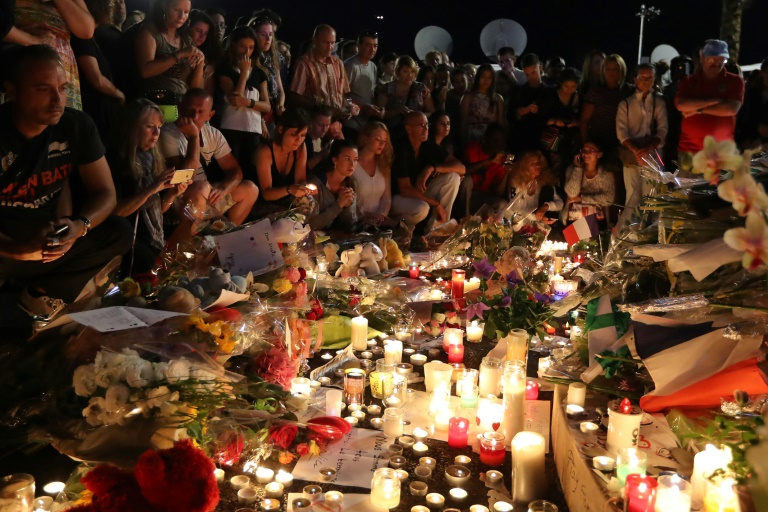 Memorial aux victimes de l'attentat de Nice, le 15 juillet 2016 à Nice