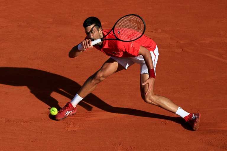 Novak Djokovic à Monte Carlo le 13 avril 2024