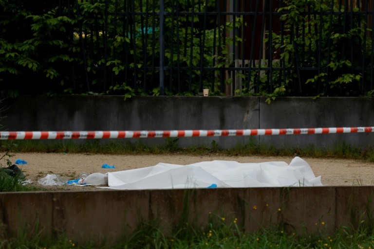 La scène de crime où deux hommes ont été tués par balle à Sevran, en Seine-saint-Denis, le 5 mai 2024