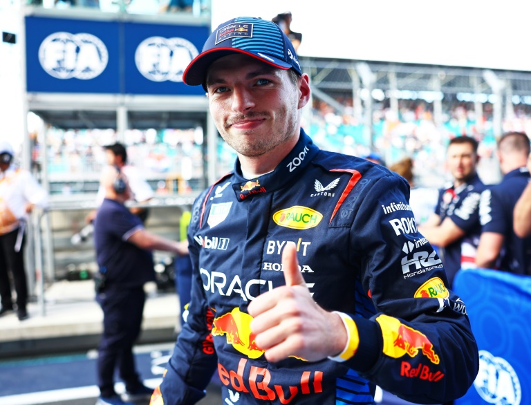 Le Néerlandais Max Verstappen durant les qualifications pour le Sprint, à l'occasion du Grand Prix de Miami vendredi