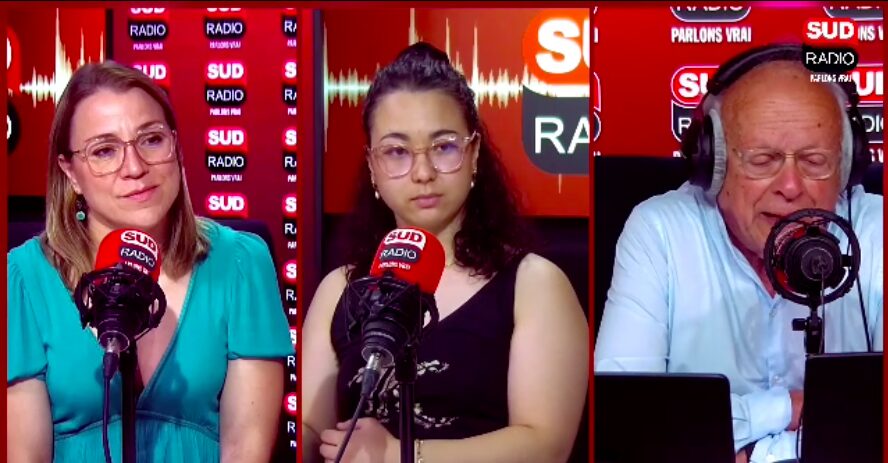 Maria De Almeida et Anniela Lamnaouar, sur la protection de l’enfance, invitées d’André Bercoff dans "Bercoff dans tous ses états” sur Sud Radio.