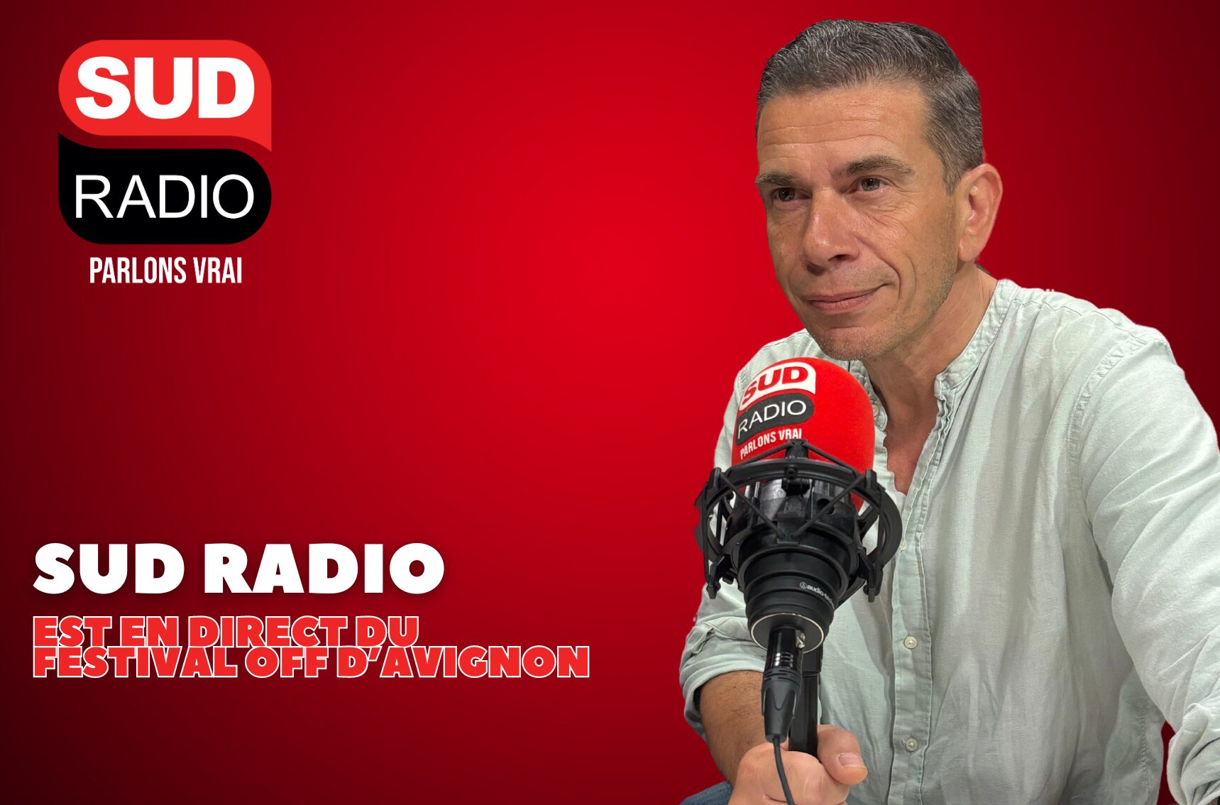Sud Radio est de retour à Avignon pour une émission spéciale en direct du Festival Off, un événement incontournable pour tous les passionnés de théâtre et de spectacles vivants. Christophe Meilland vous donne rendez-vous du 1er au 21 juillet pour des moments uniques à ne pas manquer !